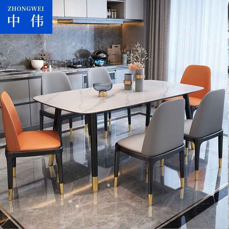 餐桌 中伟/ZHONGWEI  方形 岩板
 6人-10人 6把 现代
