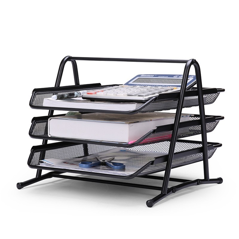 文件篮 晨光/M&G ADM94754 三层 黑色 1个