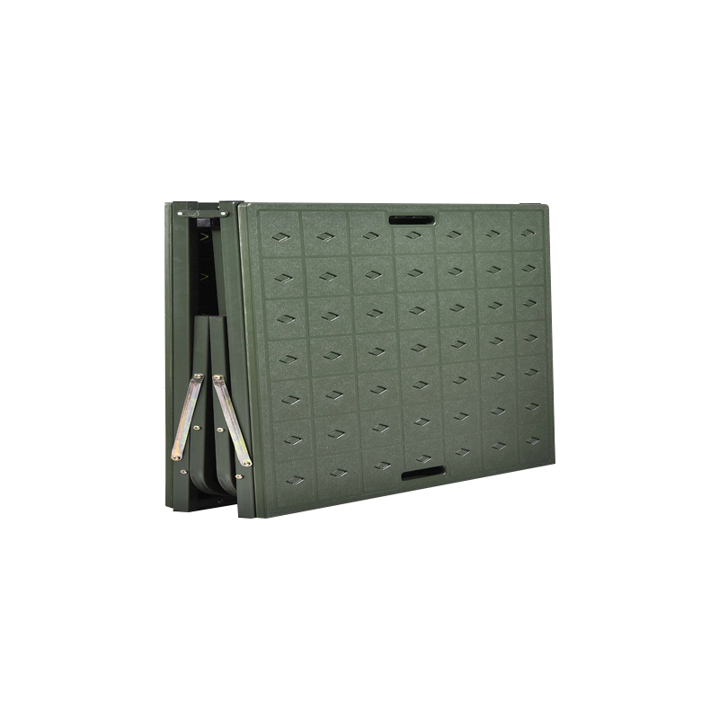 折叠床 三极户外/Tri-polar TP1045 塑料 绿色 单人 两折折叠