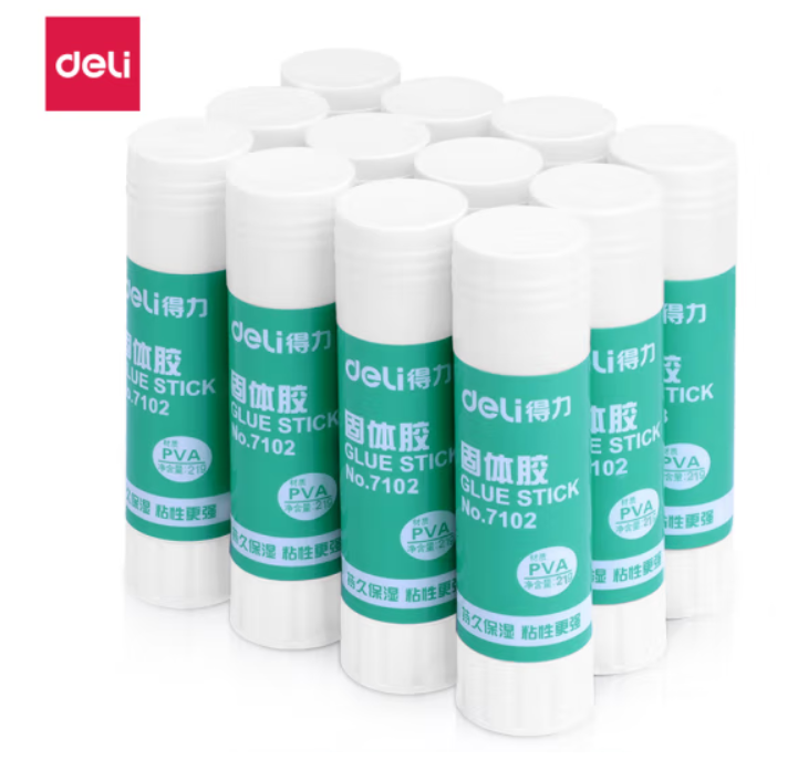 胶棒/固体胶/胶水 得力/deli 7102 胶棒 12