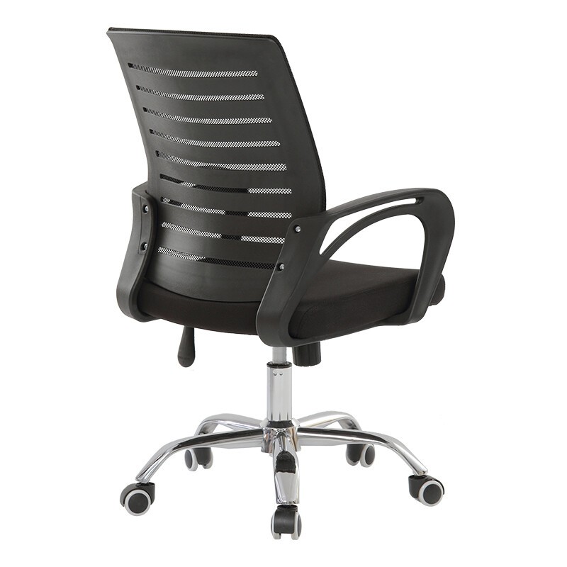 办公椅 中伟/ZHONGWEI  固定扶手 布艺  黑色 125（不含）-800（不含）