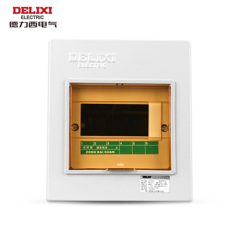 配电箱 德力西电气/DELIXIELECTRIC CDPZ30s-6M 明装 IP30 白色