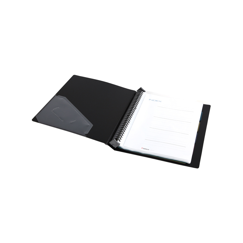 资料册 齐心/COMIX NF407A-S 黑色 1个