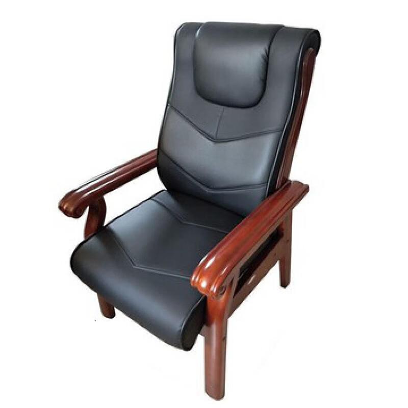 办公椅 中伟/ZHONGWEI 固定扶手 皮质 红色 125（不含）-800（不含）