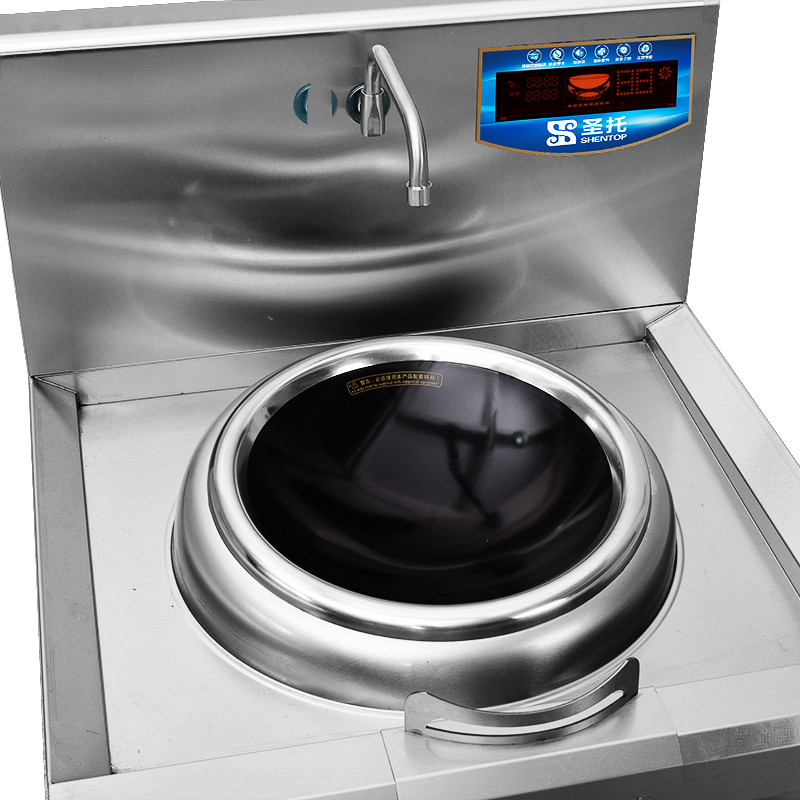 电磁炉 圣托/shentop STC-E800C 落地式 滑控触摸式 整版触控 1个 白色