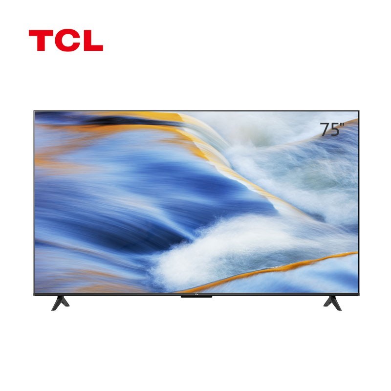 普通电视设备（电视机） TCL 75G60E 超高清(4k) 75 LED 有线+无线 LED电视, 4K超清电视 黑色