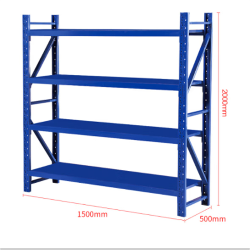 货架 中伟/ZHONGWEI zwzsj-685 四层 冷轧钢 蓝色