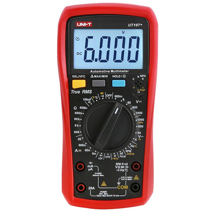 万用表 优利德/UNI-T UT107+ 数字万用表