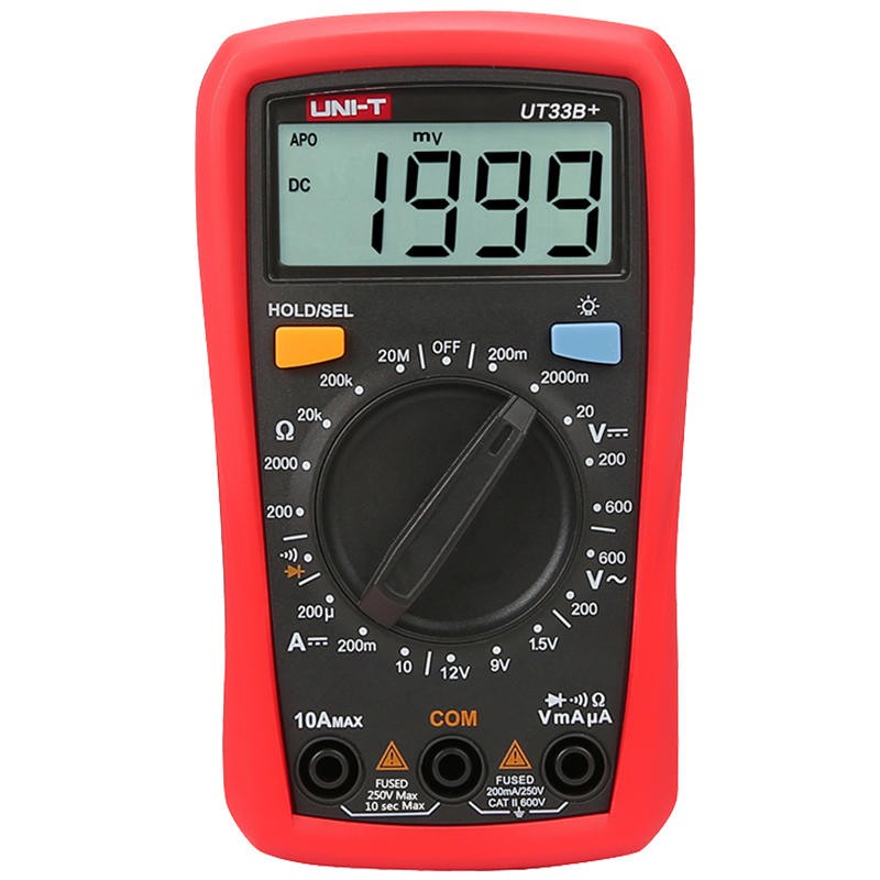万用表 优利德/UNI-T UT33B+ 数字万用表