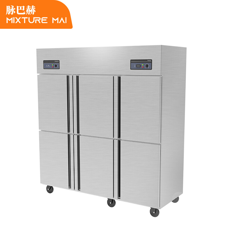 电冰箱 脉巴赫 MBH-BSMSWBXN-C 六门 900L以上 3级 机械控温 银色 直冷