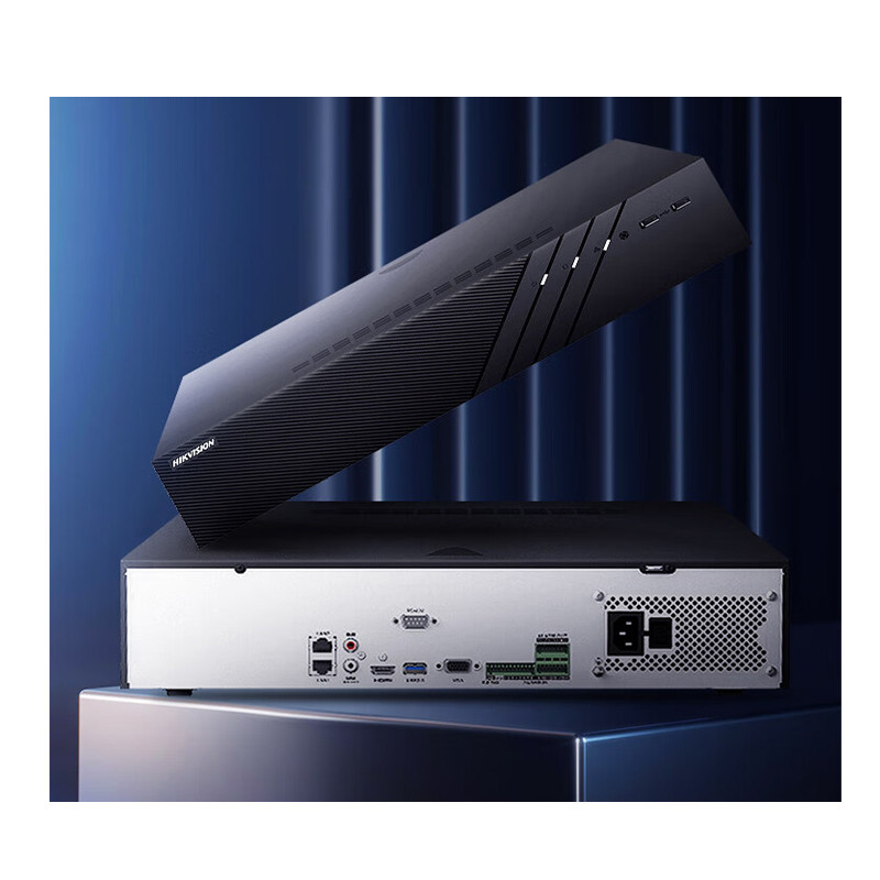 录像机 海康威视/HIKVISION DS-8864N-R8 电源供电 601万以上 黑色