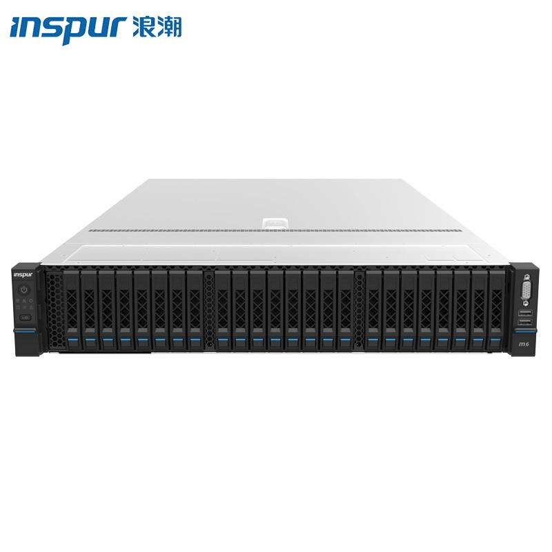 服务器/工作站 浪潮/INSPUR NF5280M6 机架式服务器 2U INTEL 至强金牌 2.6GHZ 56核 DDR4 256GB 960GB Windows