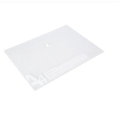 晨光（M&G）A4纽扣袋 白色条纹按扣袋 办公文件袋档案袋资料整理收纳袋 ADM95074 10个装/包