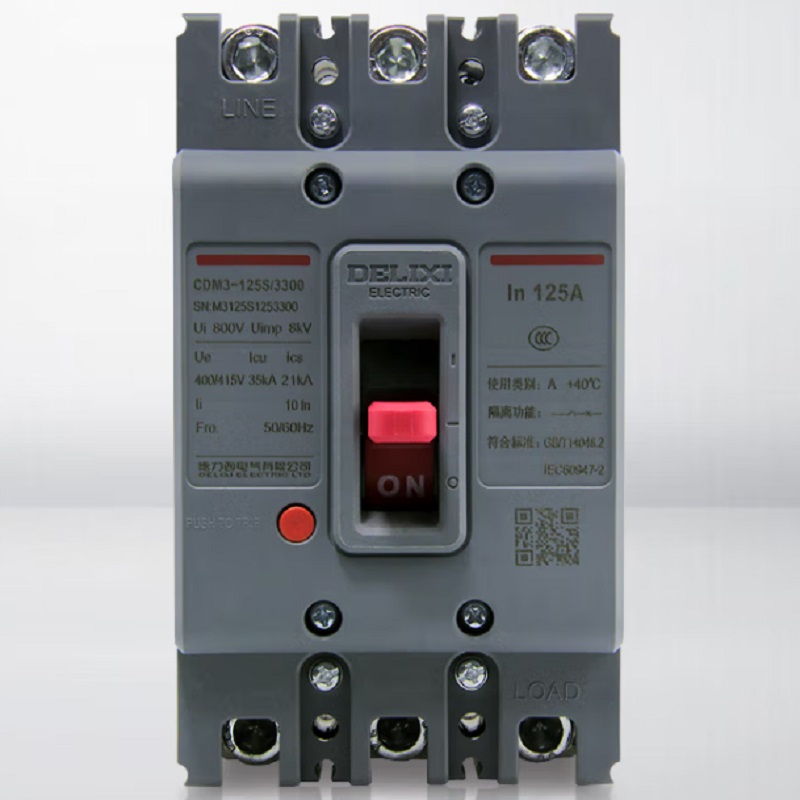 断路器 德力西电气/DELIXIELECTRIC CDM3-125S/3300 125A 3P 断路