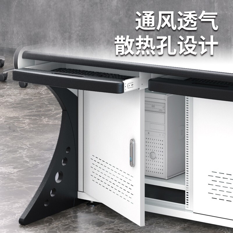 办公电脑桌 中伟/ZHONGWEI  白色