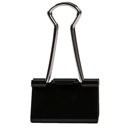 晨光（M&G）Eplus黑色长尾夹金属票据夹中大号燕尾夹32mm 5盒装 ABS92728