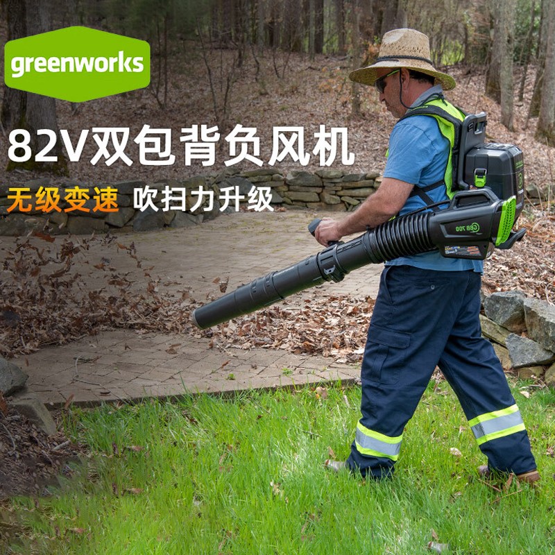 手动鼓风机 格力博/GREENWORKS 100042651408 2000W 绿色