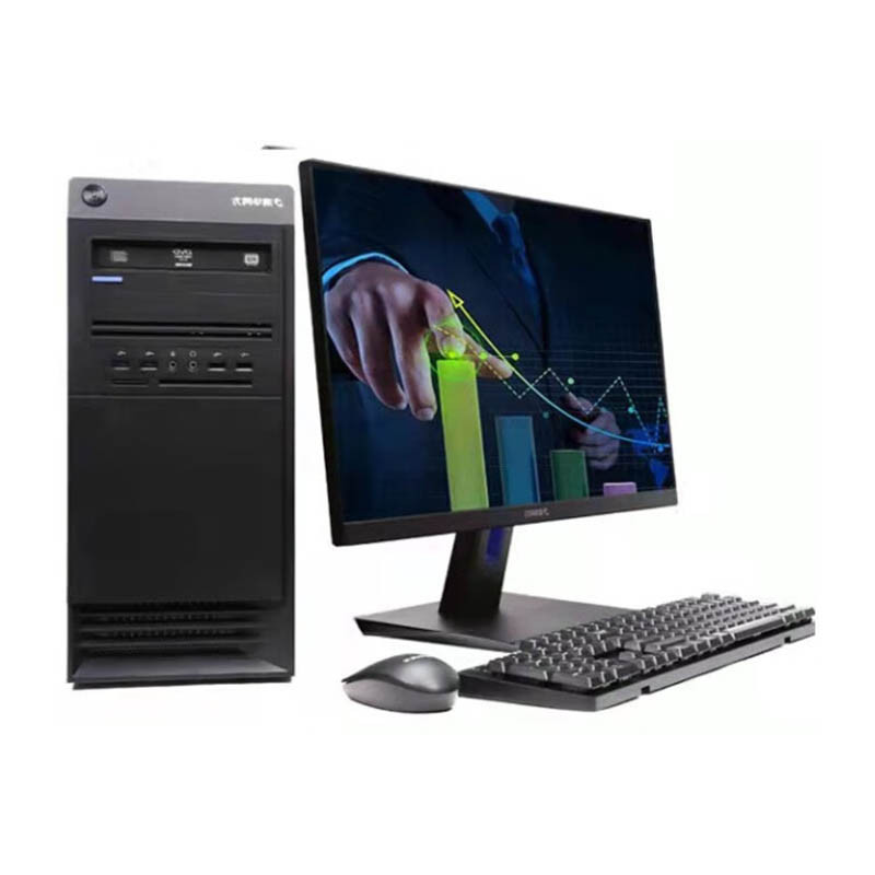 台式计算机 清华同方/THTF H880-T1+ TF2416 Hygon 3250 总内存8GB 内存1条 机械 固态256GB 独立显卡 1G 23.8英寸 麒麟  1年