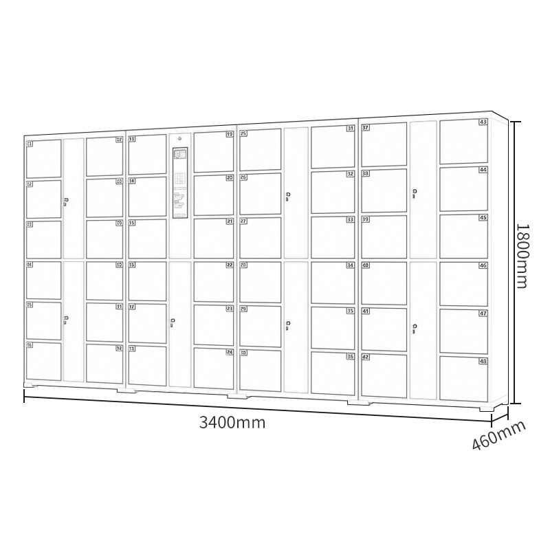 文件柜/箱体类 中伟/ZHONGWEI 100021837324 蓝色 6层