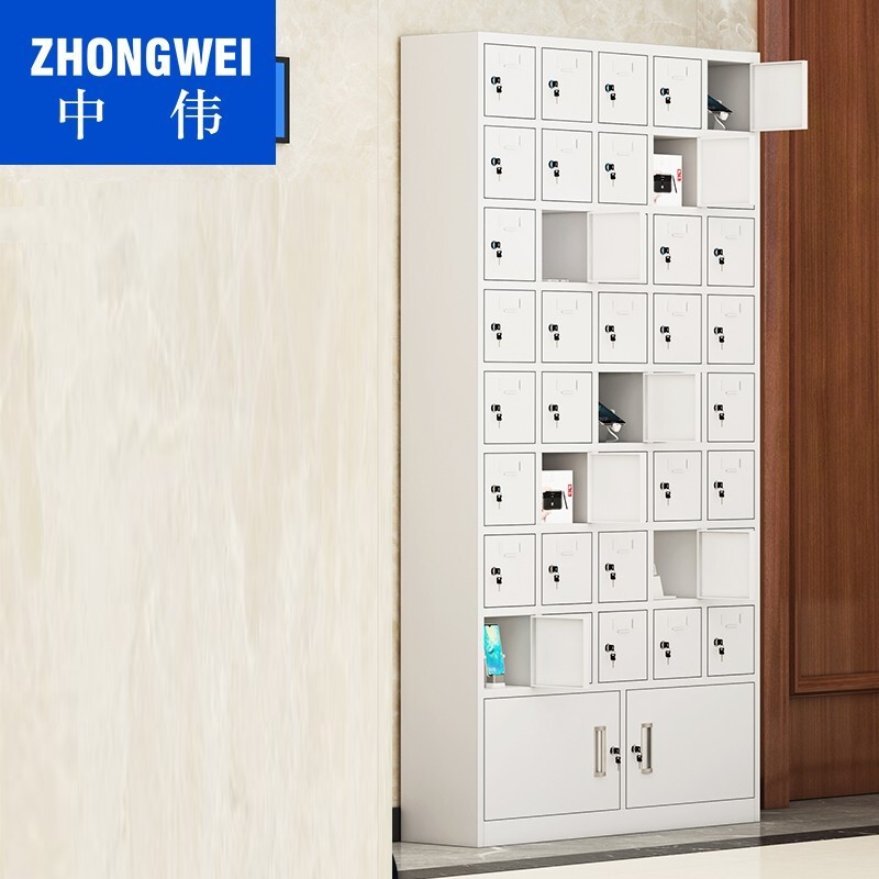 文件柜/箱体类 中伟/ZHONGWEI 100007546592 浅灰色 9层