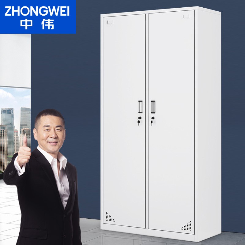 简易衣柜 中伟/ZHONGWEI 100009565903 双门 灰白色