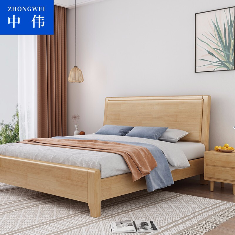 钢木床类 中伟/ZHONGWEI 100033978460 单人 单层 原木色
