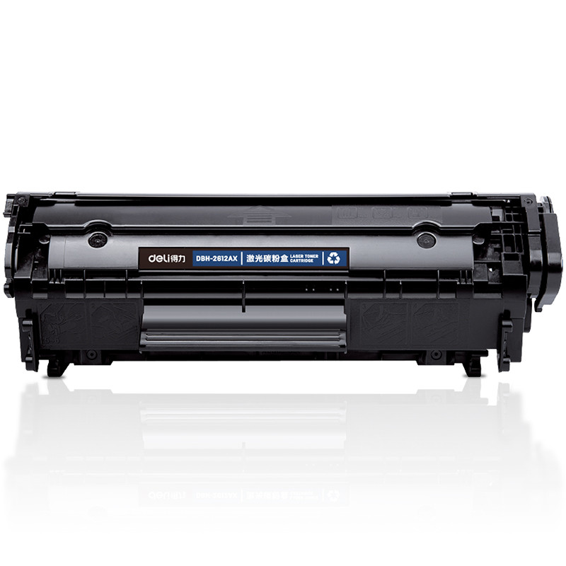 [得力] 硒鼓/墨粉 DBH-2612AX2 6000页 黑 大容量版 硒鼓 适用于HP LASERJET 1010/1012/1015/1018/1020/1022/3015/3020/3030/3050/ 3050Z/3052/3055/M1005 MFP/M1319F MFP/ CANON LBP 2900/2900+/3000 2支/套 1套