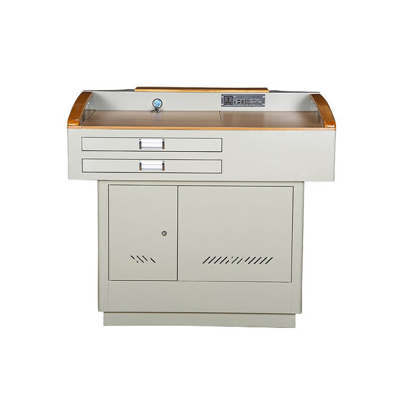 培训台 中伟/ZHONGWEI 100026698113 方形 钢制 柚木色