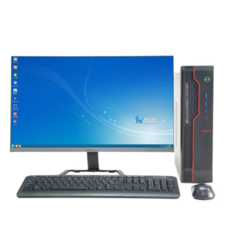 台式计算机 长城/Great Wall TD120A2 飞腾 D2000 总内存16GB 内存1条 机械1TB 固态256GB 独立显卡 2G 23.8英寸 麒麟  1年