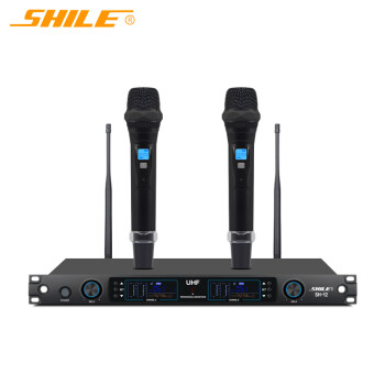狮乐(SHILE) SH-12手持无线麦克风 会议家用舞台ktv无线话筒