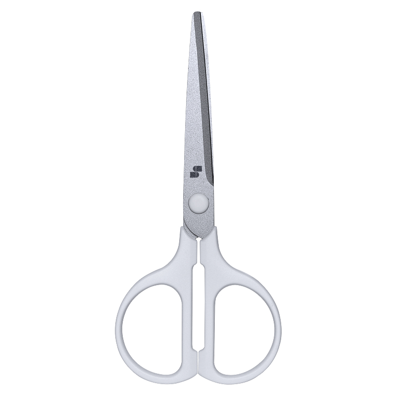 三木 MC31 名匠系列 150mm特氟龙防粘防锈办公家用剪刀 白色