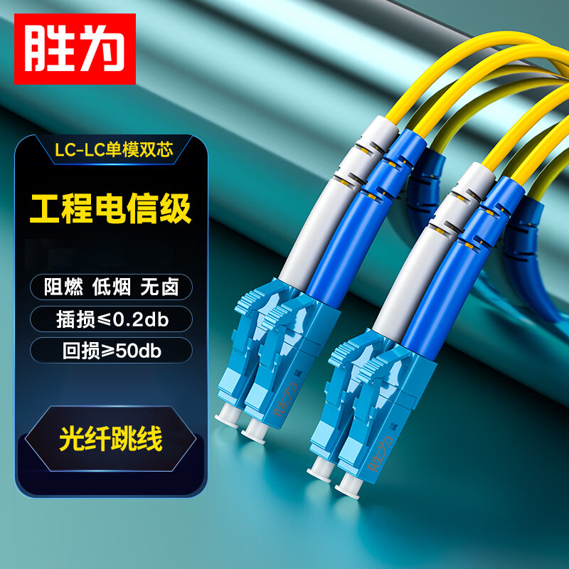 线缆 胜为/shengwei FSC-107 光纤线 3米 非屏蔽 低烟无卤