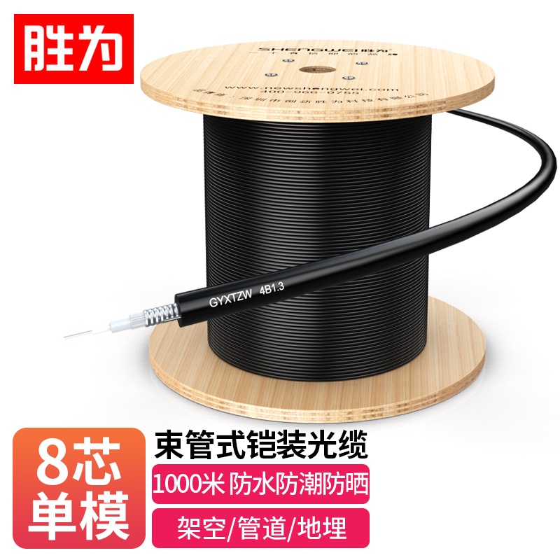 电线/电缆 胜为/shengwei BGYX0081 光缆 1000 非屏蔽 PE