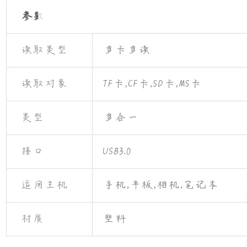 读卡器 绿联/UGREEN 30335 TF卡 USB 3.0