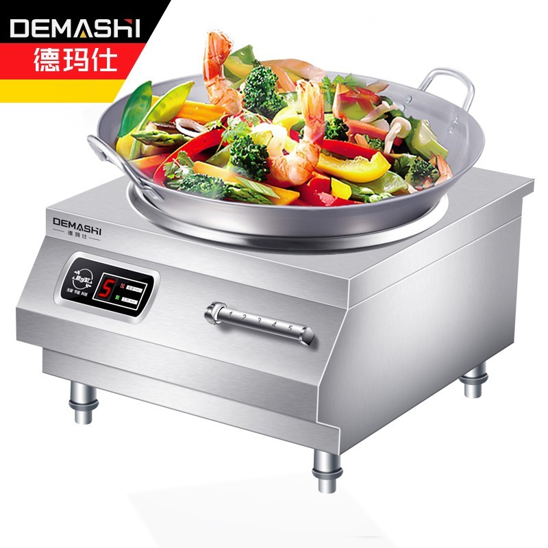 电磁炉 德玛仕/DEMASHI IH-TC-8000NC 台式 滑控触摸式 分体面板 1个 不锈钢色