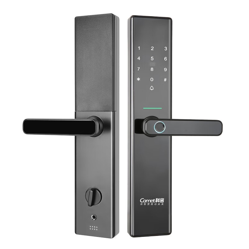 指纹锁 科密/Comet 100057975713 手机APP 执手式 星空黑