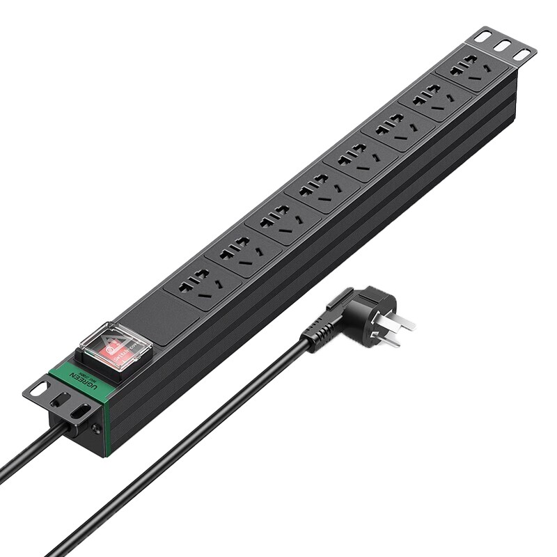 接线板 绿联/UGREEN 80935 总控 防雷 强电 1.8米