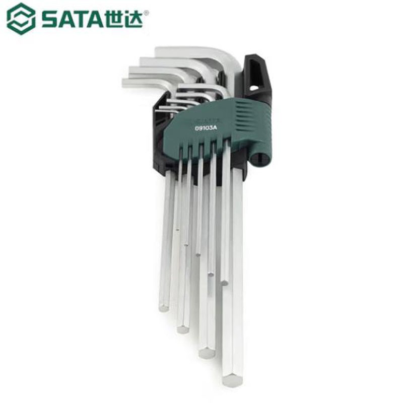 扳手 世达/SATA 09103A L型轮胎扳手 铬钒合金钢 9个