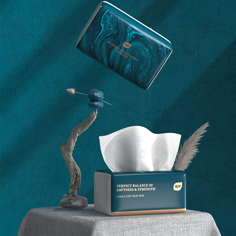 纸巾/湿巾 植护  130抽及以下 4层 161-220g 24包