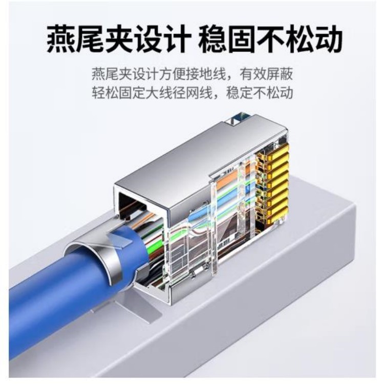 水晶头 绿联/UGREEN 5627290 RJ45 单屏蔽 常规pvc