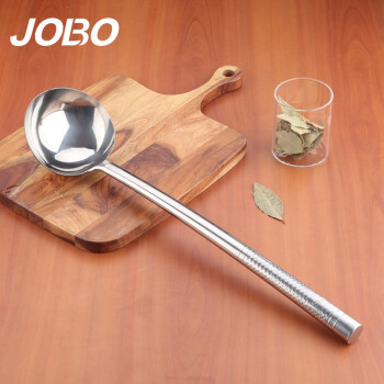 巨博(JOBO) 不锈钢6两炒菜勺子1只装