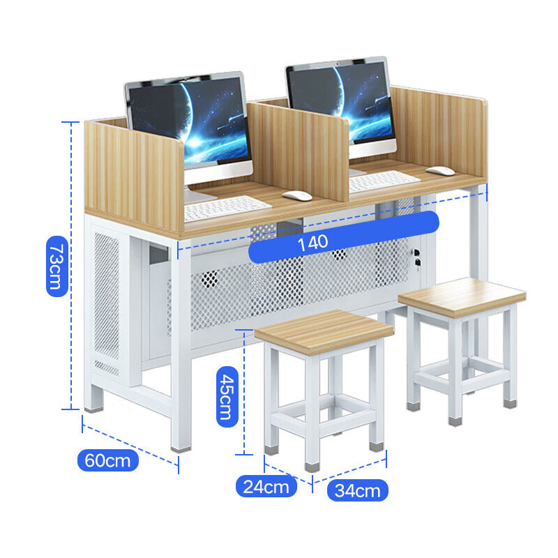 办公电脑桌 中伟/ZHONGWEI 白色