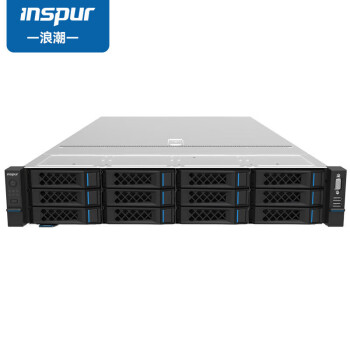 服务器/工作站 浪潮/INSPUR NF5280M6 机架式服务器 2U INTEL 至强金牌 2.1GHZ 2核 DDR4 128GB 2*480GB 4*4TB DOS