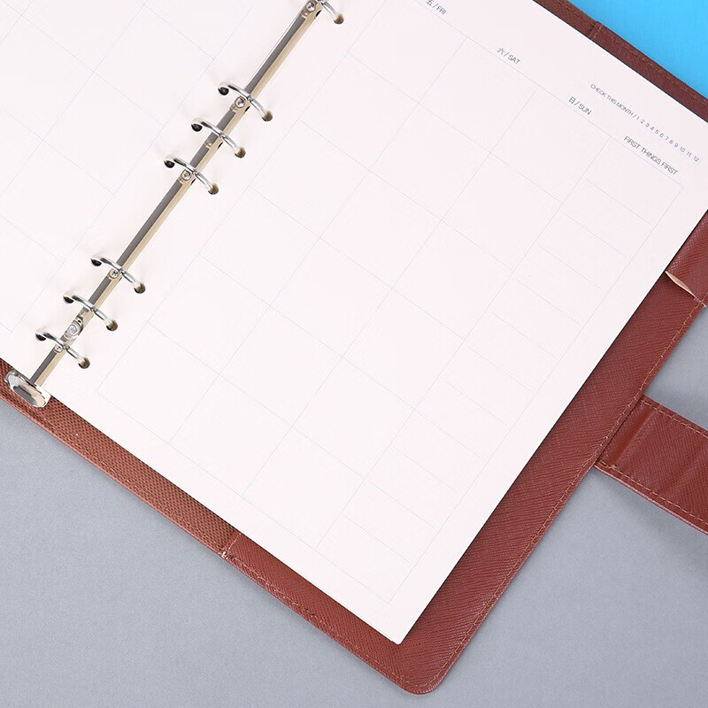 笔记本 晨光/M&G APYF4T74 活页夹装订 硬面抄 100页 5本 B5