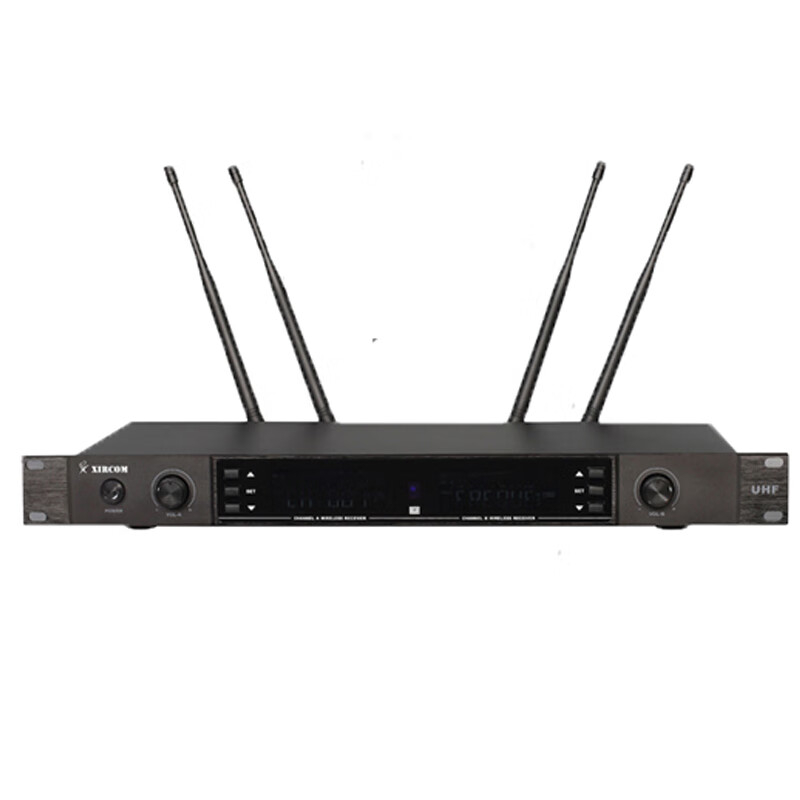 话筒设备 捷讯 XC-52黑 电容麦克风 无线 手持 2支