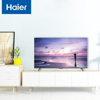 普通电视设备（电视机） 海尔/Haier H65E17 智能电视 黑色 超高清(4k) 65英寸 LED 无线