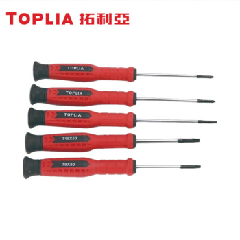 拓利亚 TOPLIA SD014414精密花型中孔电讯批 起子改锥螺丝刀T8X50