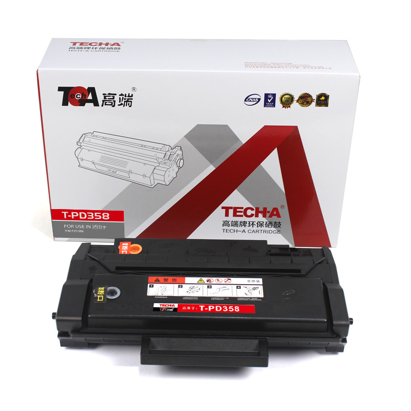 墨粉/硒鼓/油墨 高端/TECH-A T-PD358 硒鼓 专业版 3000页 1