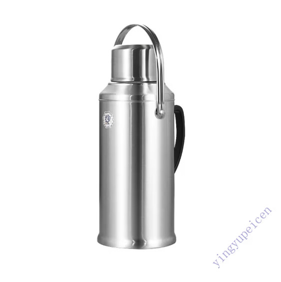 稻草人 不锈钢内胆保温壶 保温壶家用热水瓶不锈钢暖壶玻璃内胆大容量学生宿舍用暖瓶 稻草人7803-2.0L平盖(配胶塞)