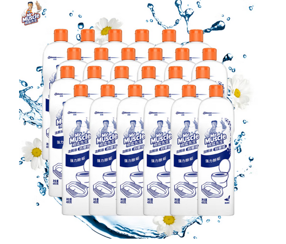 洁厕剂 威猛先生/MrMuscle 100001205707 海洋清新香型 24个 抑菌